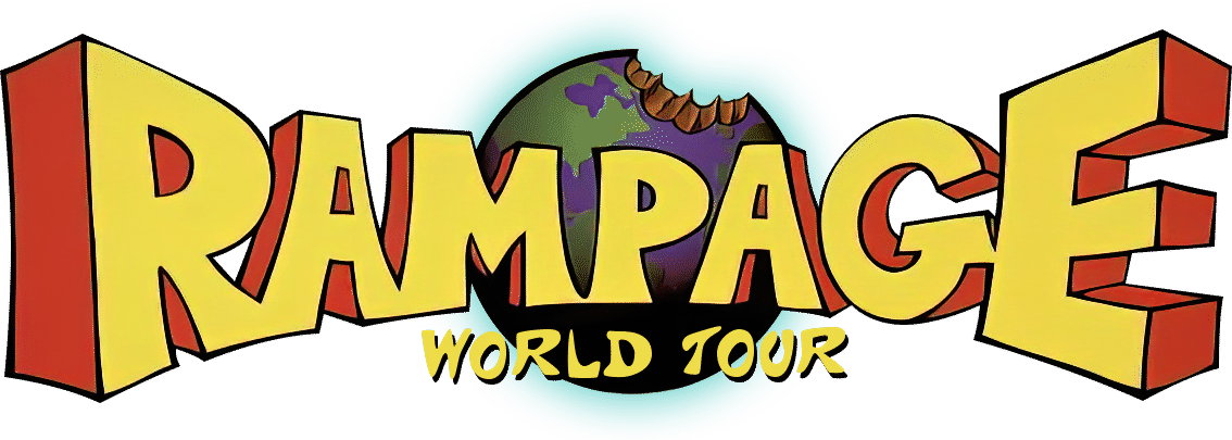 Rampage World Tour logo for Playstation